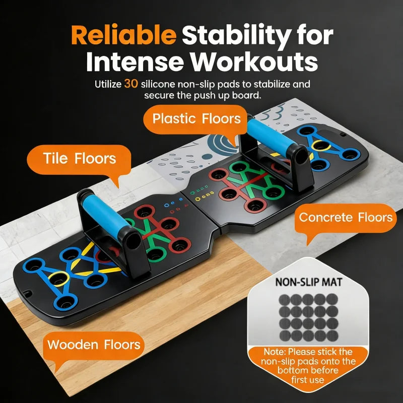 Compact Push-Up Fitness Board
