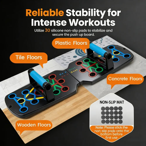 Compact Push-Up Fitness Board